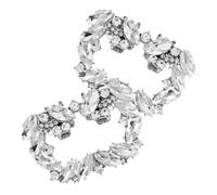 Beavorty Clips de Chaussures Décoratifs pour Femmes Accessoires Métalliques Boucles d'Oreilles Détaillables pour Mariage et Brillant 1 Paire