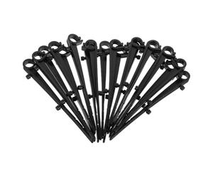 Beavorty Clips de fixation ABS noirs pour écran de gouttière, lot de 50 pièces, conçus pour minimiser l'impact du vent et installation sur toitures commerciales