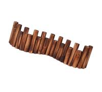 Beavorty Clôture Décorative en Bois Carbonisé pour Jardin et Bordures | Délimitation Simple et Élégante, Convient aux Tracés Courbes, pour Mini Jardin, Allées et Gravier