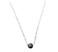 Beavorty Collier Boule de Billard Femme Pendentif Élégant Chaîne Minimaliste en de Zinc Design Unique Accessoire de Mode pour Sorties et Événements