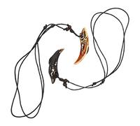 Beavorty Collier de Requin 2 Pièces Style Cool pour Homme Bijoux de Fête Détails Exquis