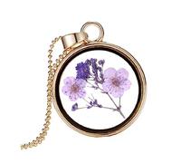 Beavorty Collier Fleur Femme Avec De Plante Chaîne Clavicule Bijoux Collier Créatif Pour Femme