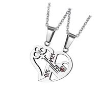 Beavorty Collier Patchwork À 1 Clé Colliers À Porter Plusieurs Fois Pierres De Naissance Anneaux Pendentif Collier Simple En Perles Chaîne Cordons Nœud Assorti Collier De Couple