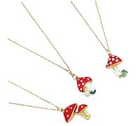 Beavorty Collier Pendentif 3Pcs pour Femmes Breloque en Décoration de Cou Unique et Présents pour Bijoux Fantaisie et Confortable
