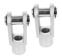 Beavorty Connecteur Cylindrique Résistance la Flexion et Glissement Fluide Y en Acier Carbone 2 Pièces pour Vérin Pneumatique pour Appareil Industriel Automatique