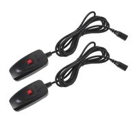 Beavorty Contrôleur Filaire Interface 3 Broches Noir en Plastique pour Machine à Fumée Activation à Distance Lot de 2 Pièces pour Festivals et Spectacles en Direct