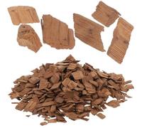 Beavorty Copeaux de Chêne Français 200g Toastage Léger à Moyen Morceaux de Chêne pour Vinification Maison Matériel de Brassage de Vin Rouge Améliore L'arôme Saveur du Vin Accessoires