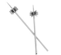 Beavorty Coupe-légumes Multifonction 2 Pièces en Acier Inoxydable, Trancheuse à Oignons Forme Fleur de Prunier, Hachoir à Échalotes et Piments, Ustensile Cuisine Pratique pour Couper