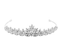 Beavorty Couronne De Mariage Pour Femme Avec Strass Coiffe Brillante Et Scintillante Accessoire De Cheveux Pour Mariée Et Anniversaire