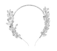 Beavorty Couronne De Mariage Scintillant -tête Pour Mariée Diadème Brillant Coiffe De Mariage Élégante