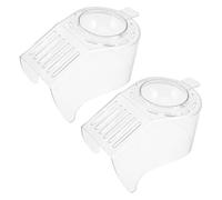 Beavorty Couvercle en Acrylique pour Machine à Popcorn, Lot de 2 Pièces, Structure Sécurisée et Facile à Nettoyer, pour Soirée Cinéma la Maison