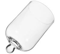 Beavorty Couvercle en Verre Transparent pour Fleurs Immortelles, Dôme Décoratif en Verre sans Feu, 1 Pièce, Protection pour Fleurs Stabilisées, pour Décoration Intérieure et Loisirs