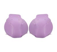 Beavorty Couvre-Orteils en Cuir Violet pour Patins à roulettes 1 Paire de Protège-Embouts Remplaçables Anti-Friction 4 Trous pour Lacets Accessoire de Protection pour Chaussures de