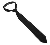 Beavorty Cravate de cravate costume homme de des diplômes de mariage tricotées cravate en cravate noire formelle cravate de smoking Fil de polyester