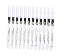 Beavorty Crayons Eye Liner Blancs en Bois Imperméables Longue Tenue, Lot de 24 Pièces, Outil de Maquillage Pratique Yeux, Maquillage Quotidien