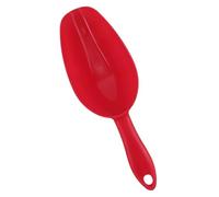 Beavorty Cuillère à Glace en Polypropylène Rouge, Pelle Multi-usage pour Glace, Farine, Popcorn et Grains, Petite Pelle Cuisine Ergonomique pour Maison, Buffet et Bar - Réutilisable