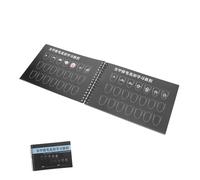 Beavorty de Pratique des Ongles Carnet Apprentissage pour Nail Art avec Modèles Variés pour Débutants et