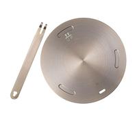 Beavorty Diffuseur de Chaleur en Acier Inoxydable pour Piano de Cuisson Induction, Plaque D'adaptation en Alliage D'aluminium, pour Cuisson Sensible la Température