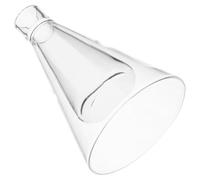 Beavorty Diffuseur Diffusion Homogène Double Paroi de Parfum en Verre Transparent de 90ml Surveillance Claire Capacité pour Intérieur et Bien-être
