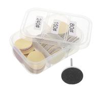 Beavorty Disques de Ponçage 60 Pcs 25 MM pour Ongles et Pieds Grains 80/150/240 Kit de Manucure et Pédicure pour Éliminer Peaux Mortes et Callosités Compatibles Perceuse Électrique