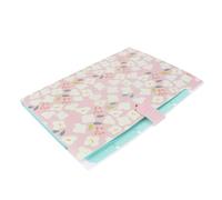 Beavorty Dossier Plastique à Plusieurs Niveaux Rose Floral, Chemise à Soufflets 5 Compartiments, Pochette de Classement Bureau Multifonction pour Documents et Papiers Administratifs