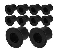 Beavorty Douilles de Charnière en Plastique Noir 8 Mm, 100 Pièces, Manchons Pivotants pour Portes Vitrées Armoires, Accessoires Solide Anti-bruit pour Installation Intérieure et Extérieure
