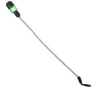 Beavorty Ensemble D'alarme de Pêche Indicateurs de Touche à Chaîne en Fer, Fonction Alarme Vibrante Fatigue Oculaire, Accessoire pour Canne à Pêche