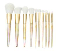 Beavorty Ensemble De 10 Pinceaux De Maquillage Pour Femmes Manche À Motif Marbré Ne Perdent Pas Leurs Poils Usage Quotidien