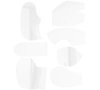 Beavorty Ensemble de 7 Règles de Courtepointe en Acrylique Blanc, Gabarits Polyvalents pour Découpe Précise, pour Projets DIY et Loisirs Créatifs