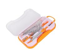 Beavorty Ensemble de Compas Métallique pour Étudiants Outils de Dessin Précis, Kit de Dessin Débutant pour Travaux Scolaires et Géométrie Couleur Aléatoire