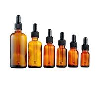 Beavorty Ensemble De Flacons Distributeurs De Voyage 6 Tailles Flacons De Parfum En Verre Compte-gouttes Pour Huiles Essentielles Parfums Huiles