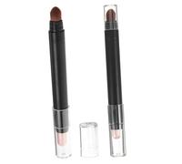 Beavorty Ensemble De Pinceaux À Paupières Double Extrémité 2 Bâtons Dombre À Paupières Pour Femmes Pinceaux De Maquillage Pour Les Yeux Pour Les Fêtes Collection Personnelle Look Naturel