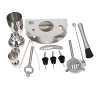Beavorty Ensemble Shaker à Cocktail en Acier Inoxydable 12 Pièces 350 Ml Kit Préparation Cocktails Passoire Doseur et Outils Fabrication Maison et Bar