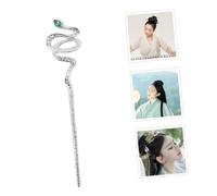 Beavorty Épingle à Cheveux Serpent En Métal Pour Femmes Accessoire De Coiffure Vintage Longueur 20 Cm Pour Chignons Et Vêtements Han Légère Et Confortable Pour Mariages Et Fêtes