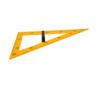 Beavorty Équerre Magnétique 40 Cm Jaune 45° et 60° pour Tableau Noir, Règle Triangulaire Pédagogique en Plastique Résistant, Outil de Dessin pour Enseignement Géométrique en Classe
