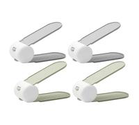 Beavorty Étagère à Chaussures Créative en PP 4 Pièces Double Couche Réglable pour Placard, Organise et Range Chaussures et Pantoufles Efficacement