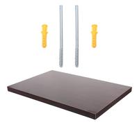 Beavorty Étagère Murale Flottante en Bois de Teck 30x20 Cm, Support Mural Robuste pour Rangement Multifonctionnel, Décoration Salle de Bain, la Cuisine et Bureau, Console Style Aléatoire