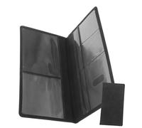 Beavorty Étui pour Carte Grise et Assurance Auto en PU Pliable Porte-Cartes Multi-Fonctionnel Sécurisé Compact pour Hommes pour Voyage et Utilisation Taille L