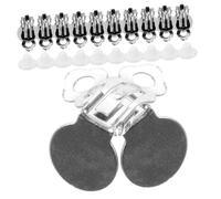 Beavorty Fermoirs De Boucles D'oreilles à Clipser En Blanc k 200 Pcs Accessoires De Bijoux Diy Non Percés Confortables Coussinets En Gel Pour Fabrication De Bijoux Élégants