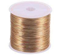 Beavorty Fil de Cuivre Laqué 0,4 Mm 100 M Rouleau Fil Métallique pour Bijoux Bricolage Créatif Fabrication de Bijoux et Jardinage pour Loisirs Créatifs