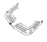 Beavorty Filet de Protection Arrière Vélo en Maille Noire 40 X 10,5 X 2 Cm Protège-Roue et Siège pour Cyclistes Urbains Résistant aux Chocs et Intempéries, Installation Rapide et Sécurisée