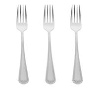 Beavorty Fourchettes à Gâteau en Métal Inox Lot de 3, Petites Fourchettes de Service pour Fruits Frais et Amuse-Gueules, pour Fêtes et Réceptions