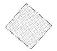 Beavorty Grille de Barbecue Accessoire pour Cuisson Extérieure et Barbecue en Plein Air en Acier Inoxydable 304, Maille Légère et Pratique 20x20cm
