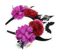 Beavorty Halloween Headband With Devil Horns And Bat Design Creative And Comfortable Costume Accessory For Cosplay Parties