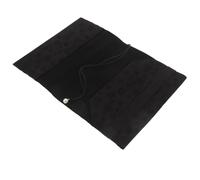 Beavorty Housse de Protection pour Livre Format A5 en Tissu Noir à Fleurs, Jaquette Lavable Anti-poussière, Couverture Ajustée pour Cahiers et Journaux, Protège-livre Couleur Aléatoire