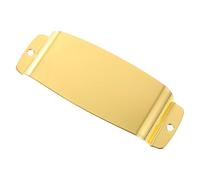 Beavorty Housse de Protection pour Micro Basse en Alliage de Zinc Doré Plaque de Protection Solide et Résistante Accessoire pour Instrument de Musique Compatible Basse Électrique