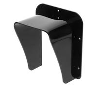 Beavorty Housse de Protection Structure Simple et Raisonnable en Acrylique pour Sonnette Extérieure Noir, Design Classique en U pour Porte D'entrée et Dispositifs D'accès