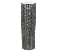 Beavorty Housse pour Micro sans Fil, Cache-poignée Strass Noir Portable | Application Facile sans Colle, Design Strass Glamour, pour Chanteurs et Artistes, Usage Varié