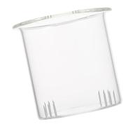 Beavorty Infuseur à Thé en Verre Amovible pour Théière 400Ml Filtre à Thé Domestique Passoire Fine Élimination des Résidus pour Infusion en Vrac