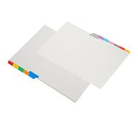 Beavorty Intercalaires A4 avec Onglets Détachables 12 Pages Mois en Couleur, Marque-pages Plastifiés pour Classeur, Séparateurs Indexés Pratiques pour Organisation Bureau et Classement